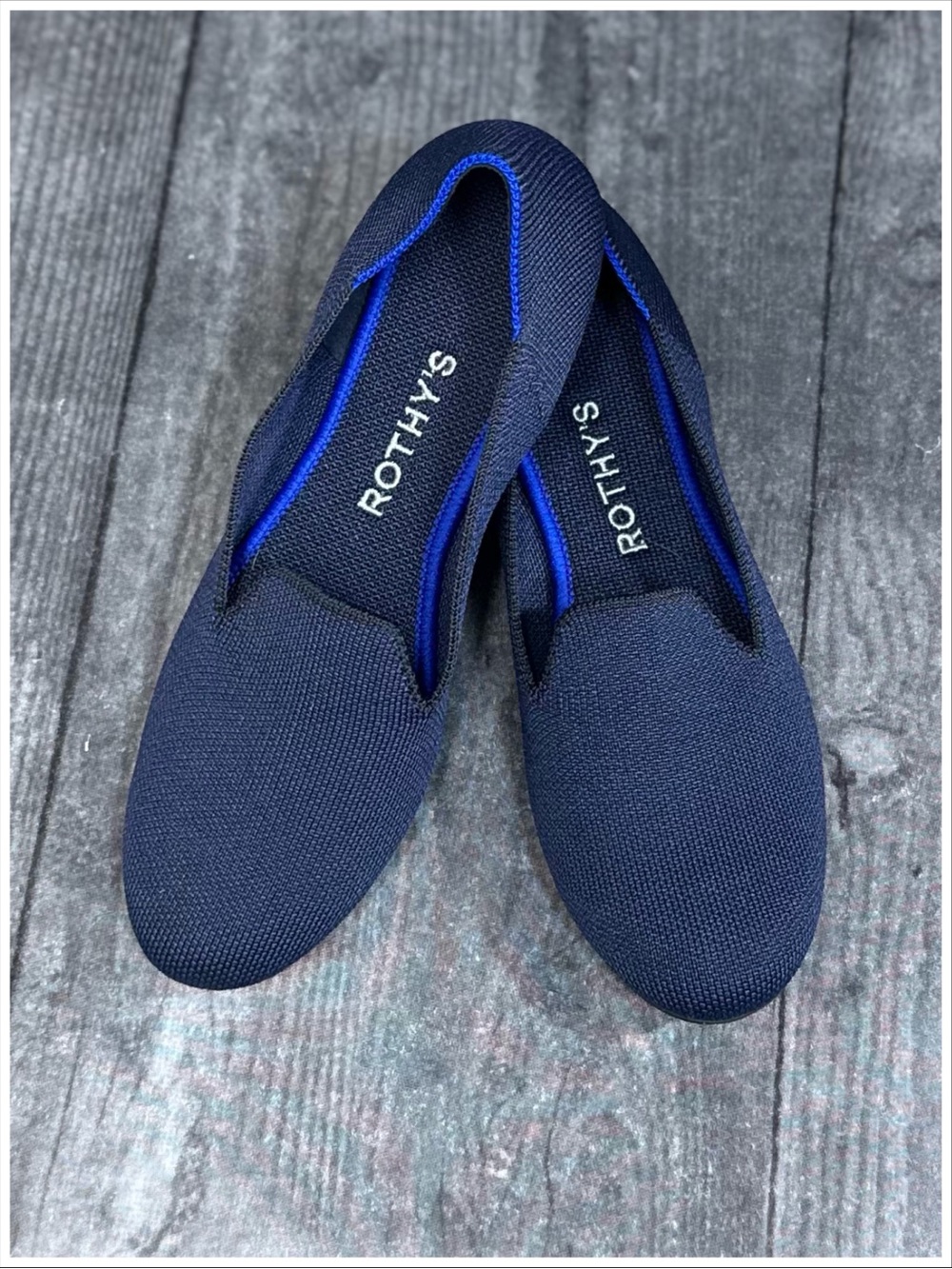 Rothy’s The Loafer Navy Flats [S9816]